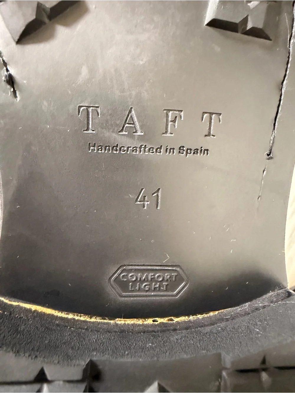 TAFT The Jack Gray Wool Oxblood Leather Cap Toe Boots Men EU 41 US 8